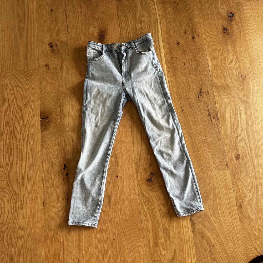 Zara Womens Skinny Jeans Size US 6 Light Wash Denim Pants Cotton Blend